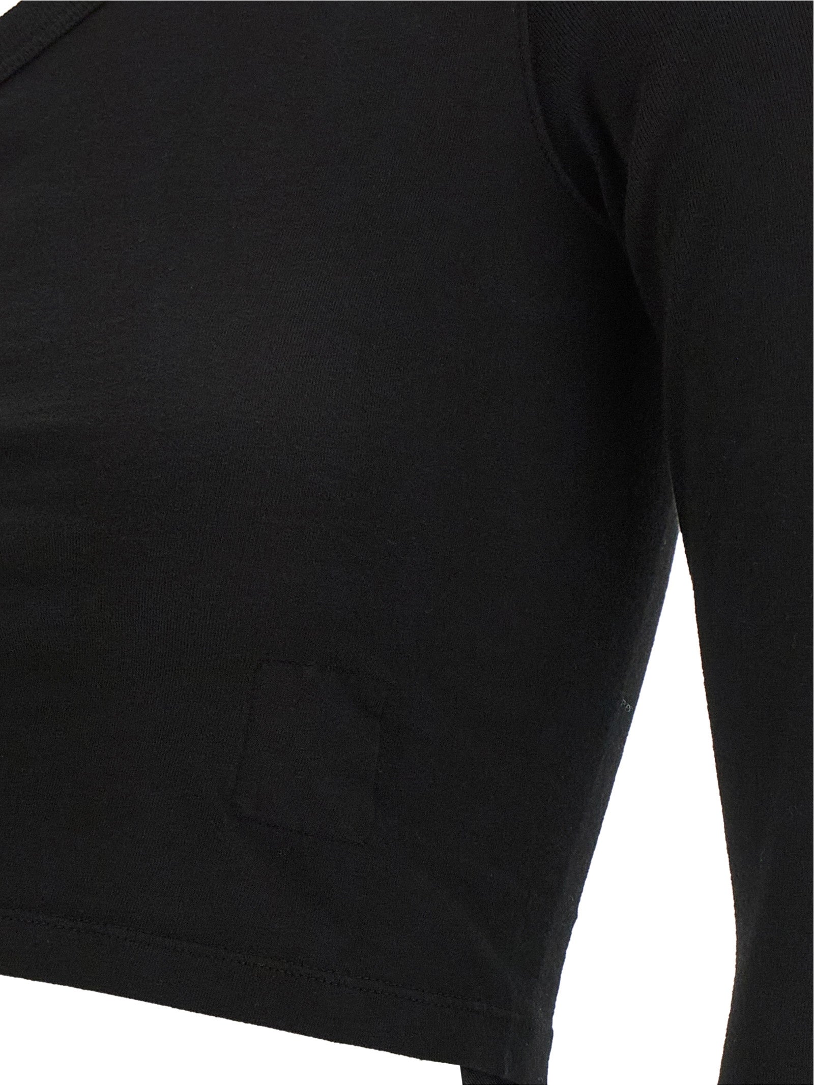 DRKSHDW Black Cotton Women's Blouse
