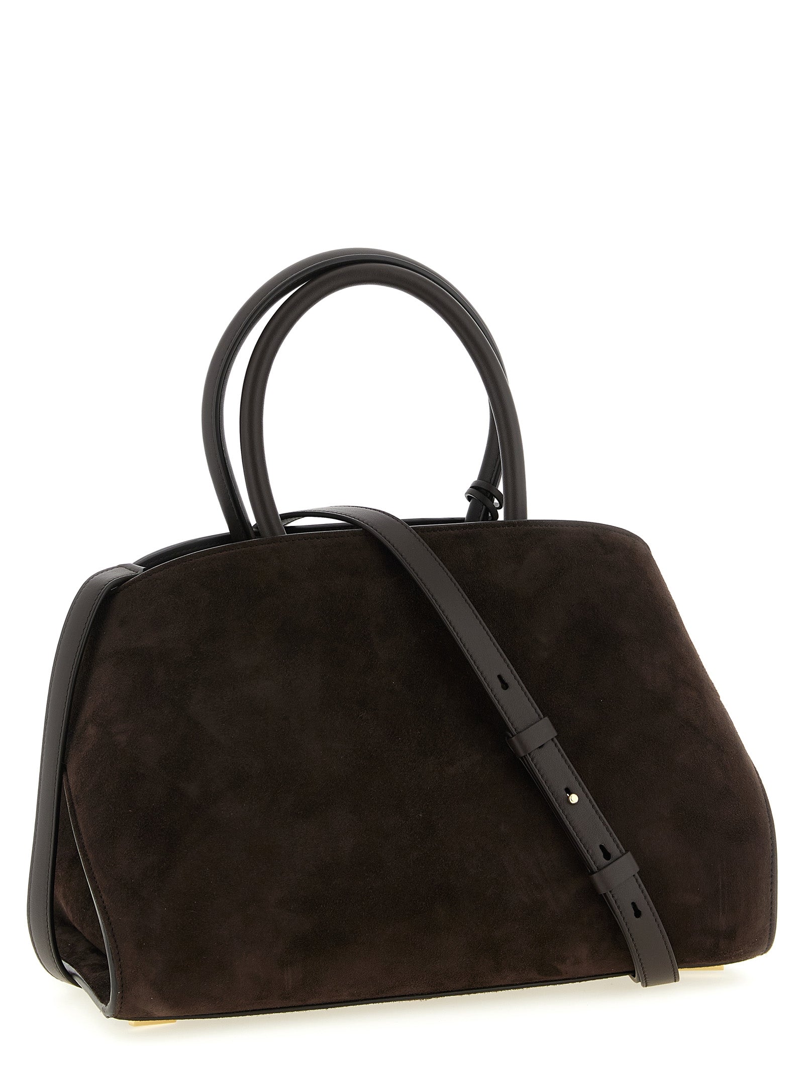 Ferragamo Brown Goatskin Women's Handbag