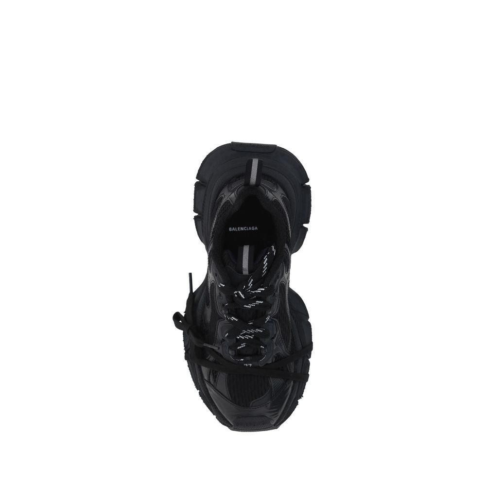 Balenciaga Black Polyurethane Chunky Women's Sneakers