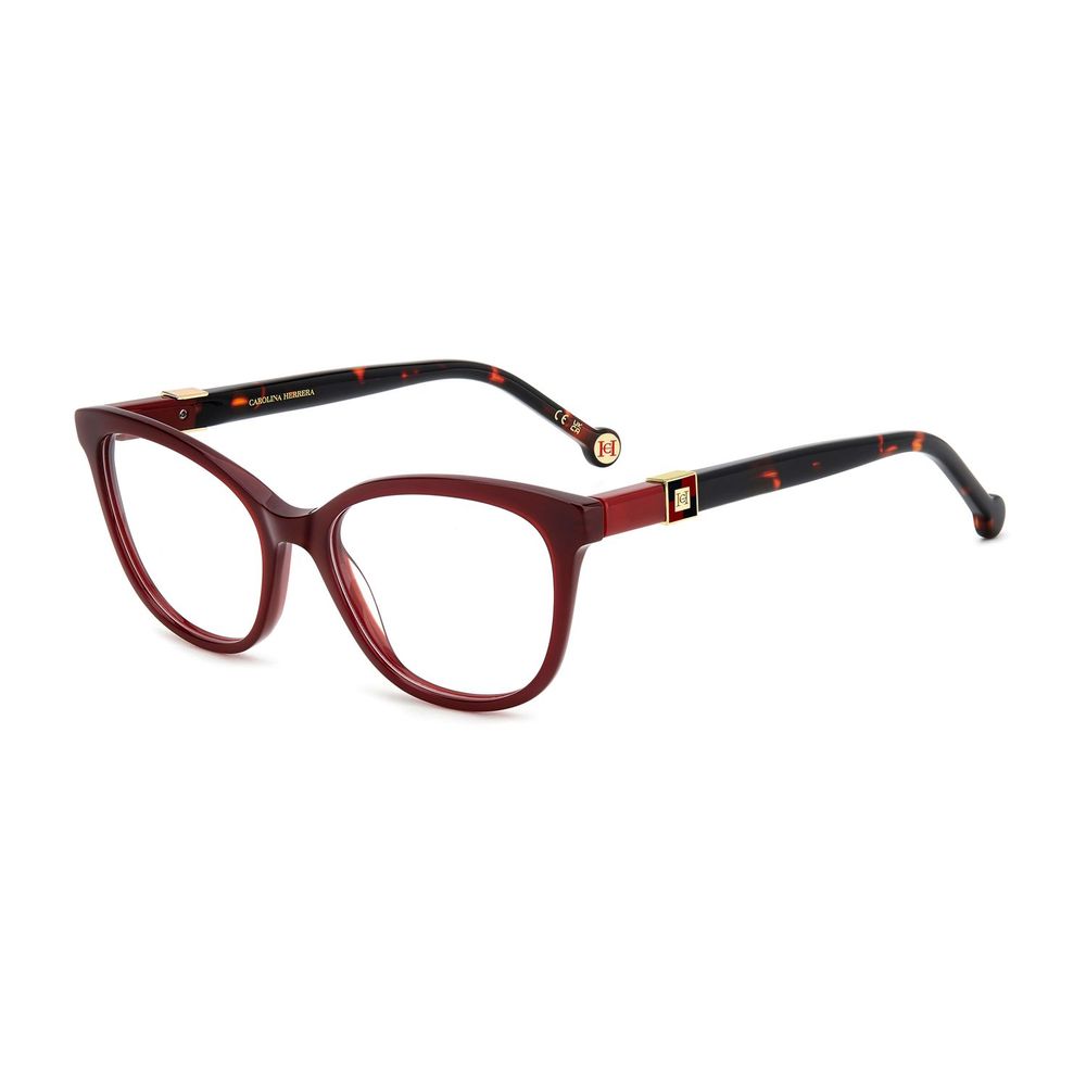Carolina Herrera Burgundy Acetate Glasses Women's (Frames)