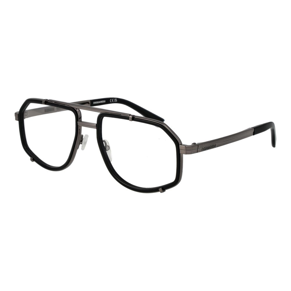 Dsquared² Black Metal Glasses Men's (Frames)