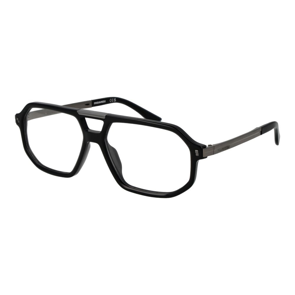 Dsquared² Black Acetate Glasses Men's (Frames)