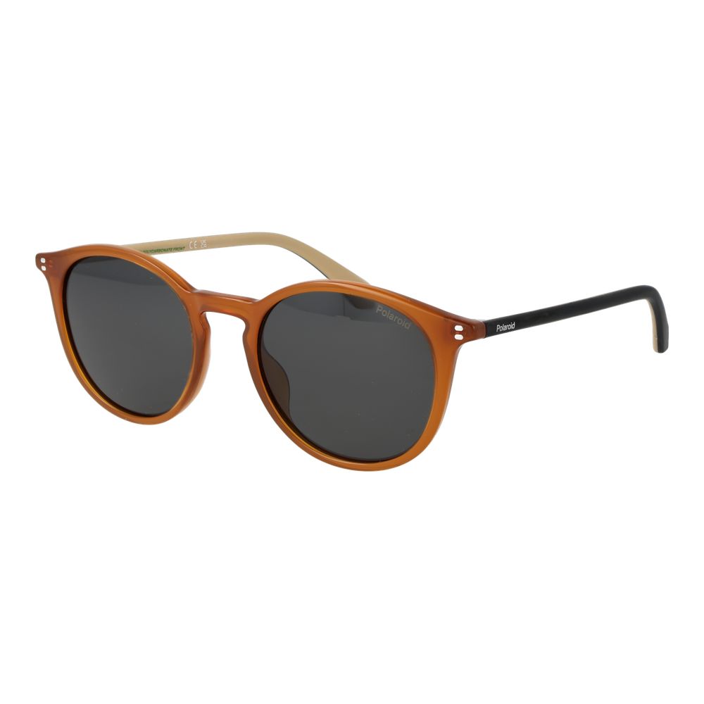 Polaroid Brown Polycarbonate Men's Sunglasses