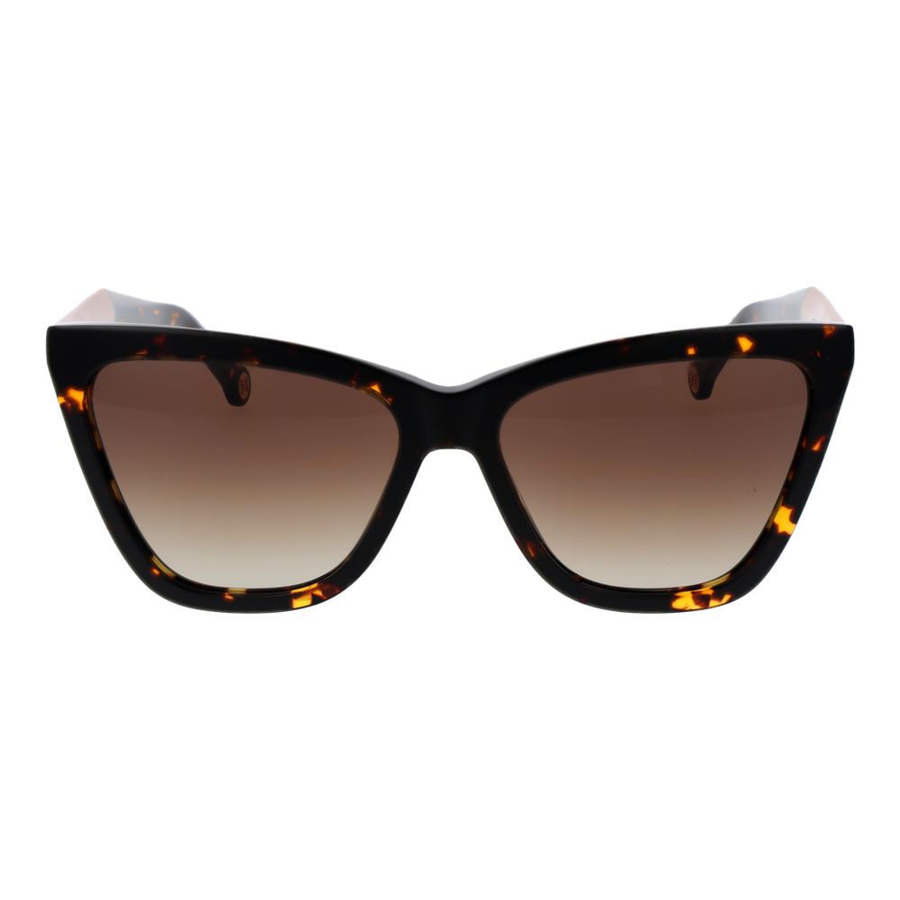 Carolina Herrera Brown Acetate Women's Sunglasses
