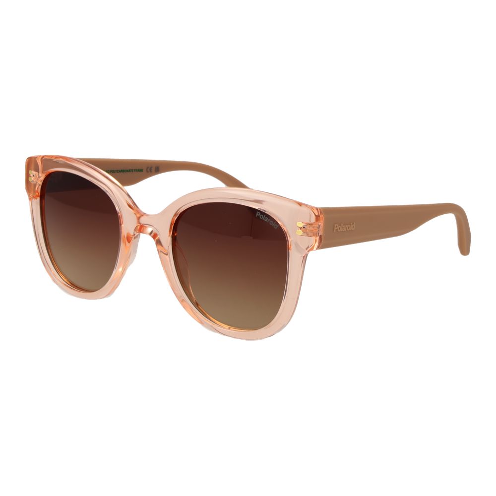 Polaroid Orange Polycarbonate Women's Sunglasses