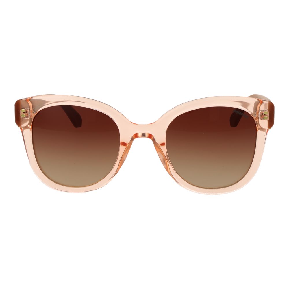 Polaroid Orange Polycarbonate Women's Sunglasses