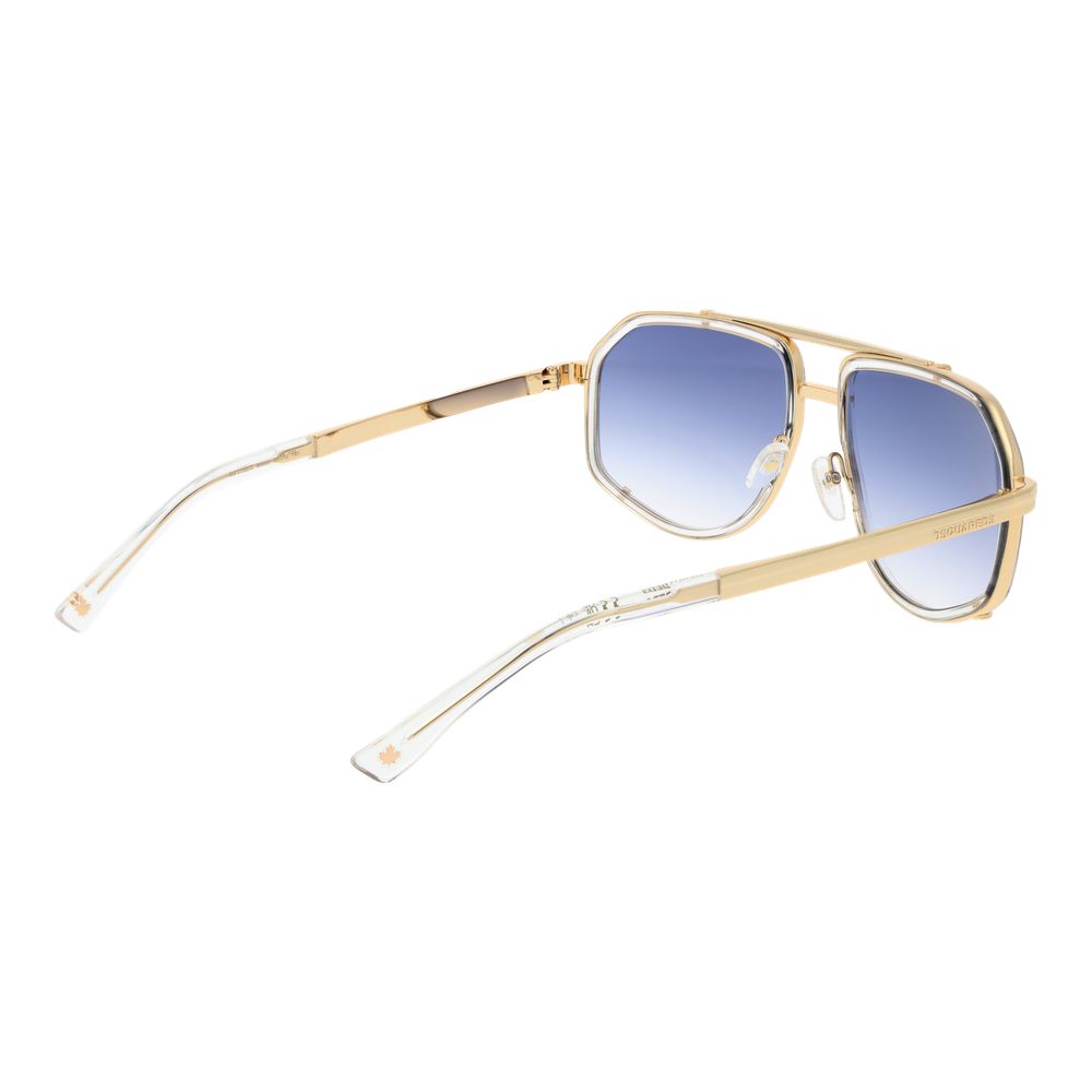 Dsquared² Gold Metal Men's Sunglasses
