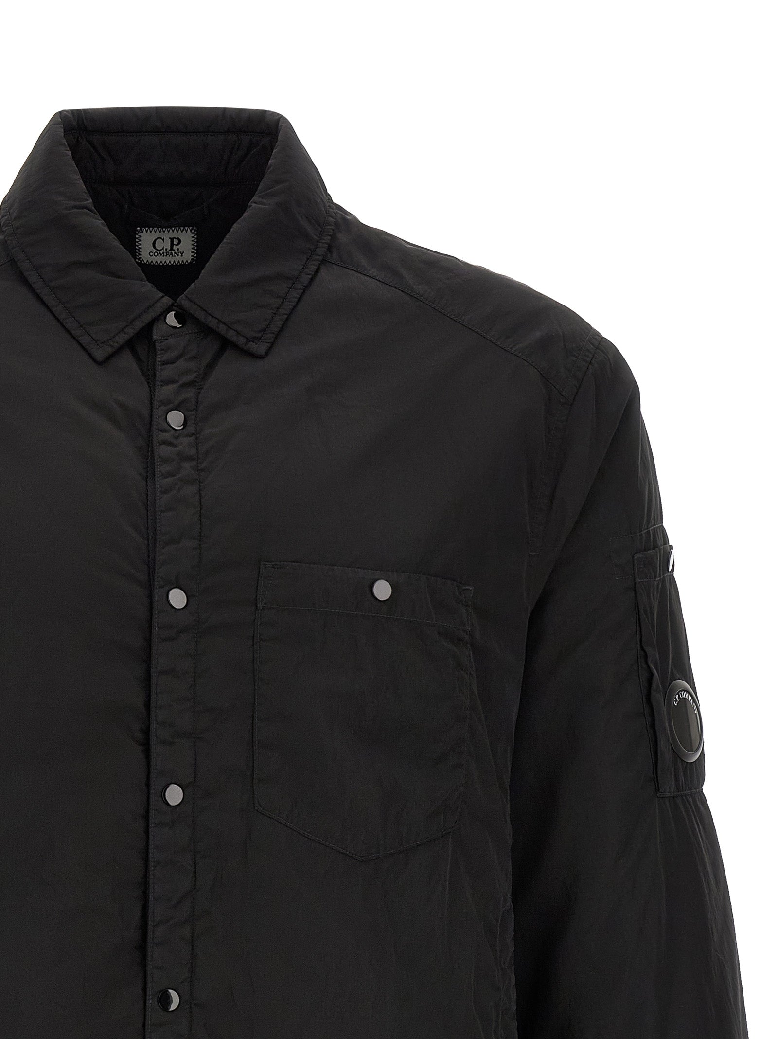 C.P. Company Black Polyamide Full-Length Men's Jacket