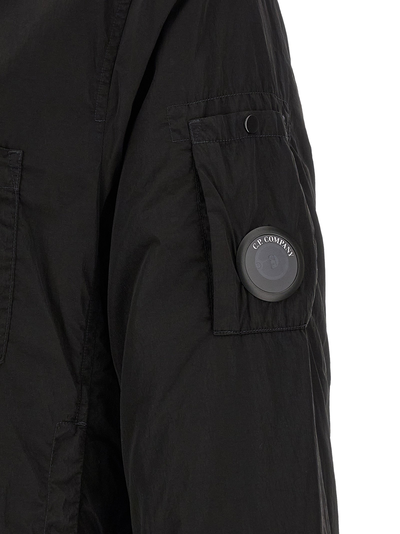 C.P. Company Black Polyamide Full-Length Men's Jacket