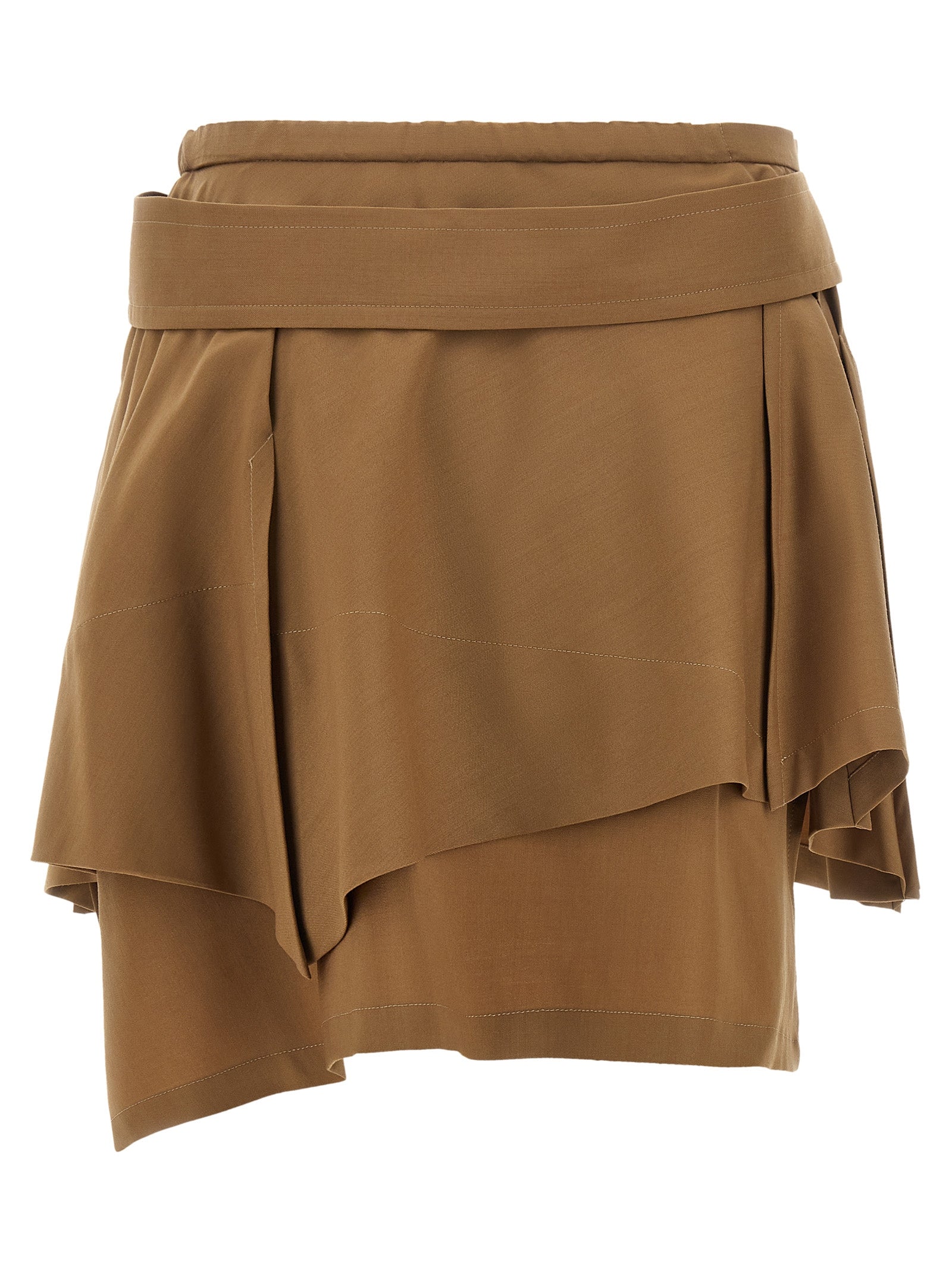 Vivienne Westwood Brown Virgin Wool Long Women's Skirt