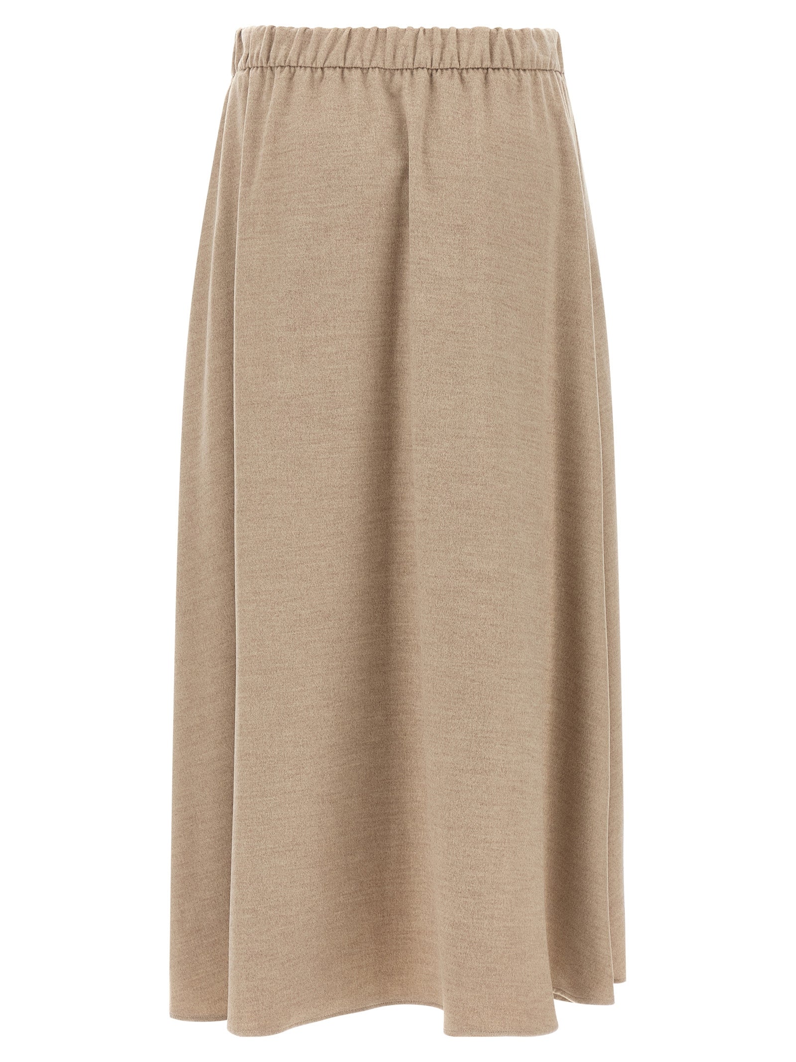 Herno Beige Polyester Midi Women's Skirt