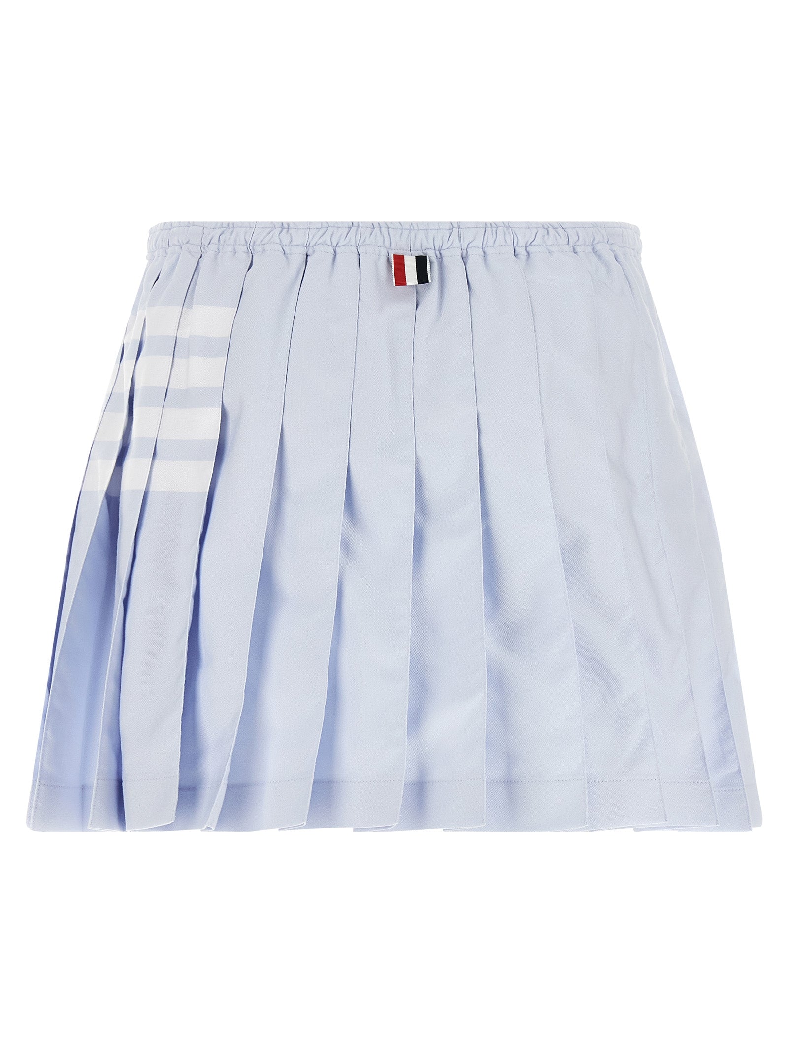 Thom Browne Blue Cotton Long Women's Skirt