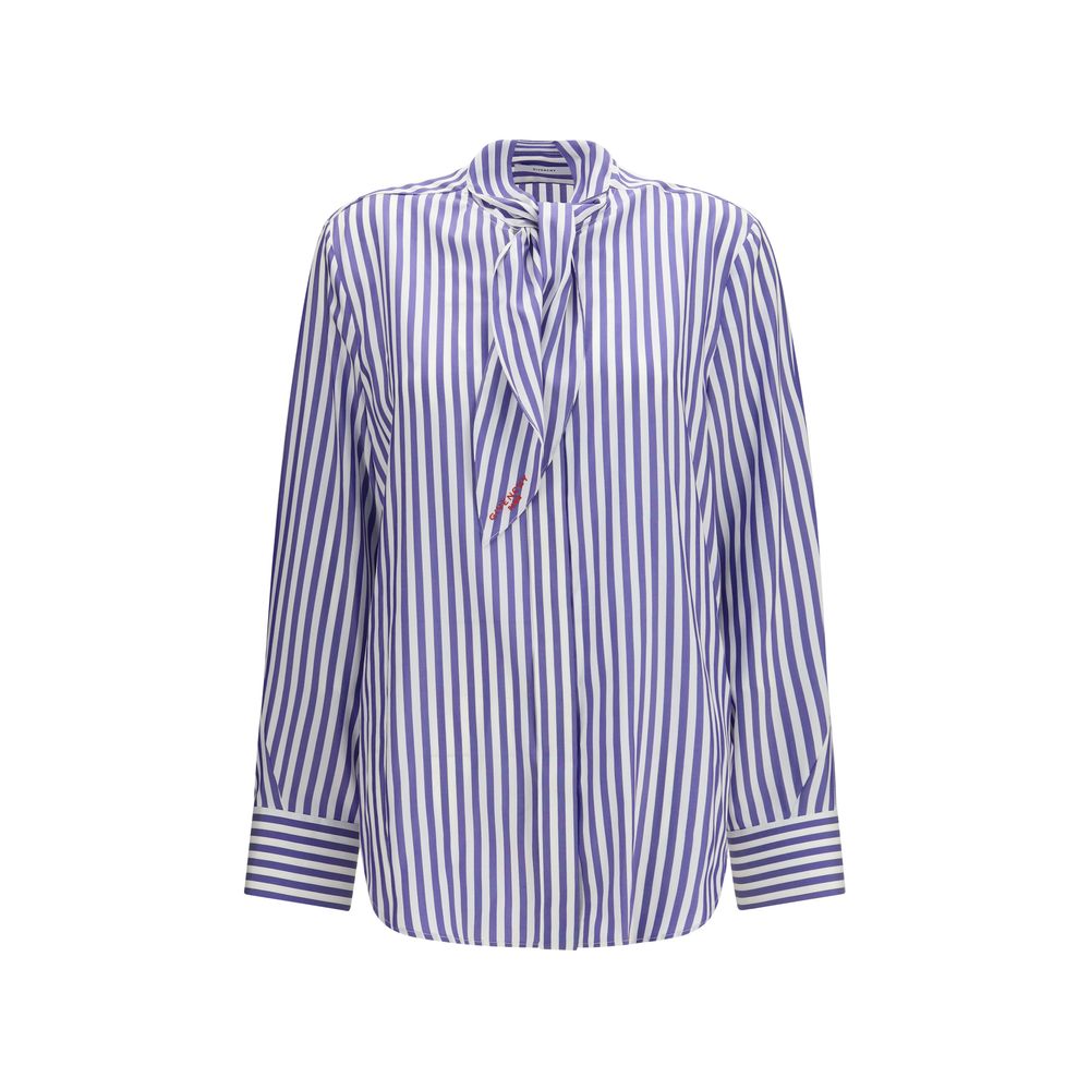 Givenchy Blue Silk Women's Blouse