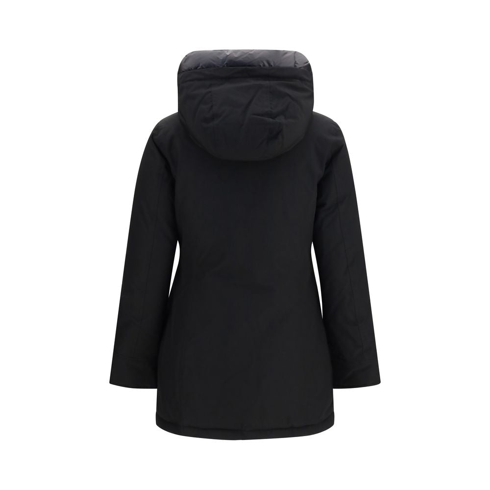 Woolrich Black Cotton Women's Parka