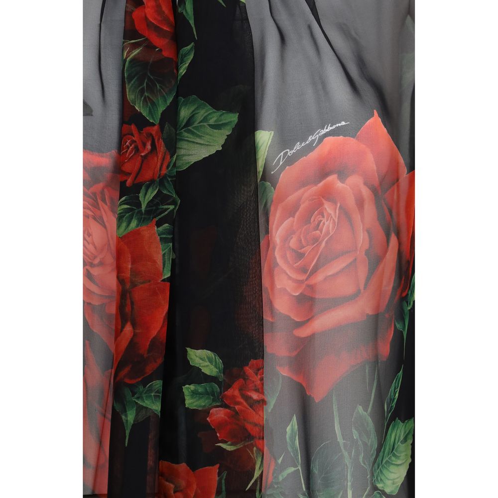 Dolce & Gabbana Black Silk Women's Blouse