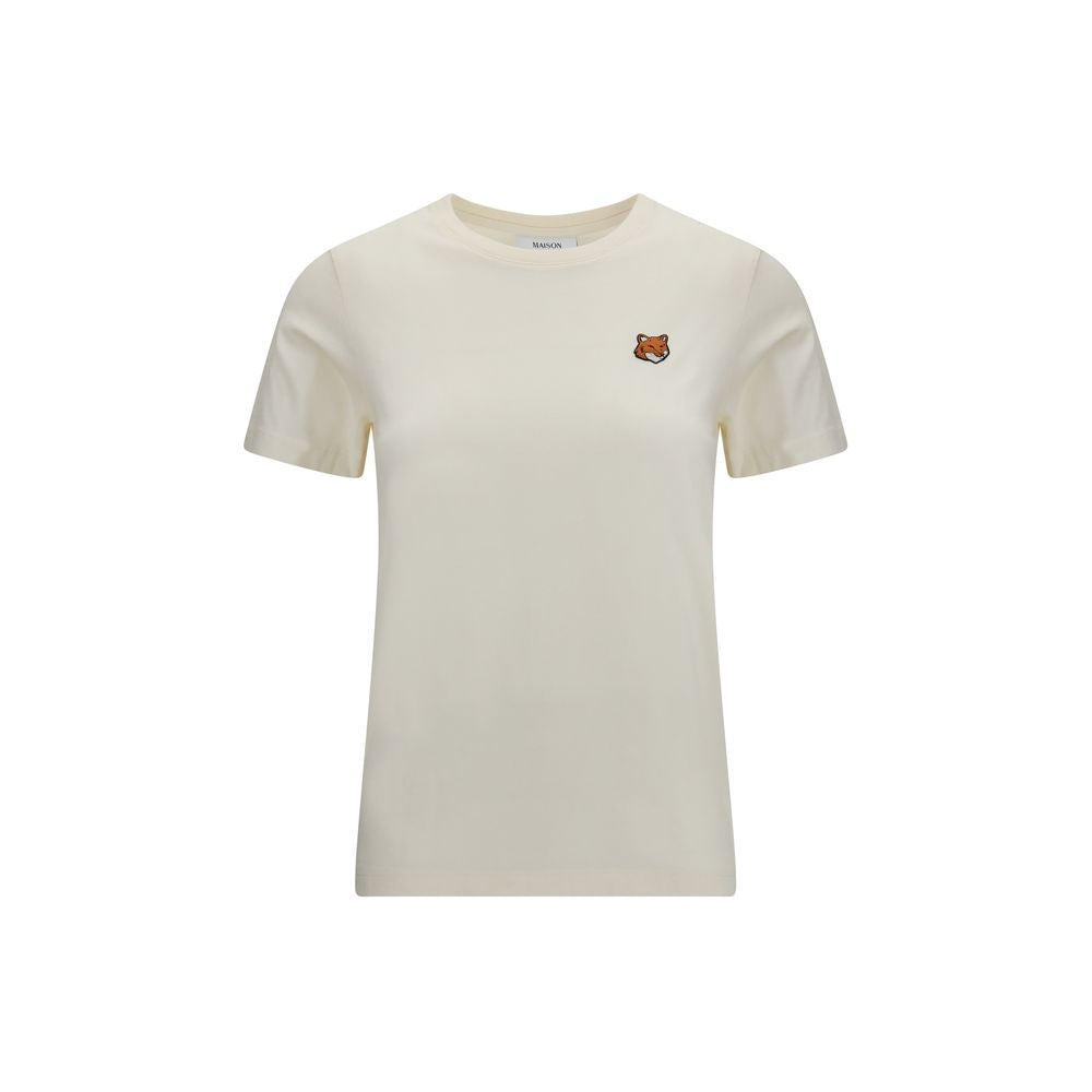 Maison Kitsuné Beige Cotton Women's T-Shirt