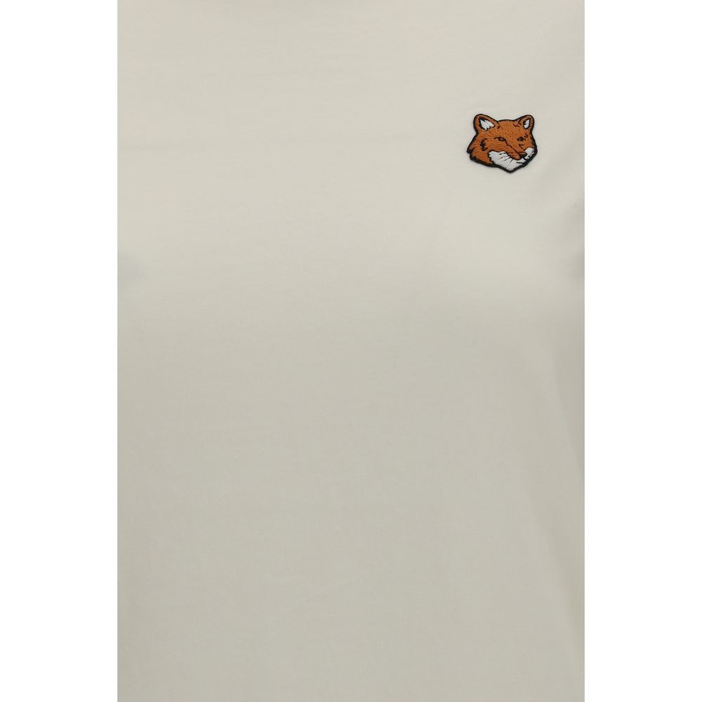 Maison Kitsuné Beige Cotton Women's T-Shirt