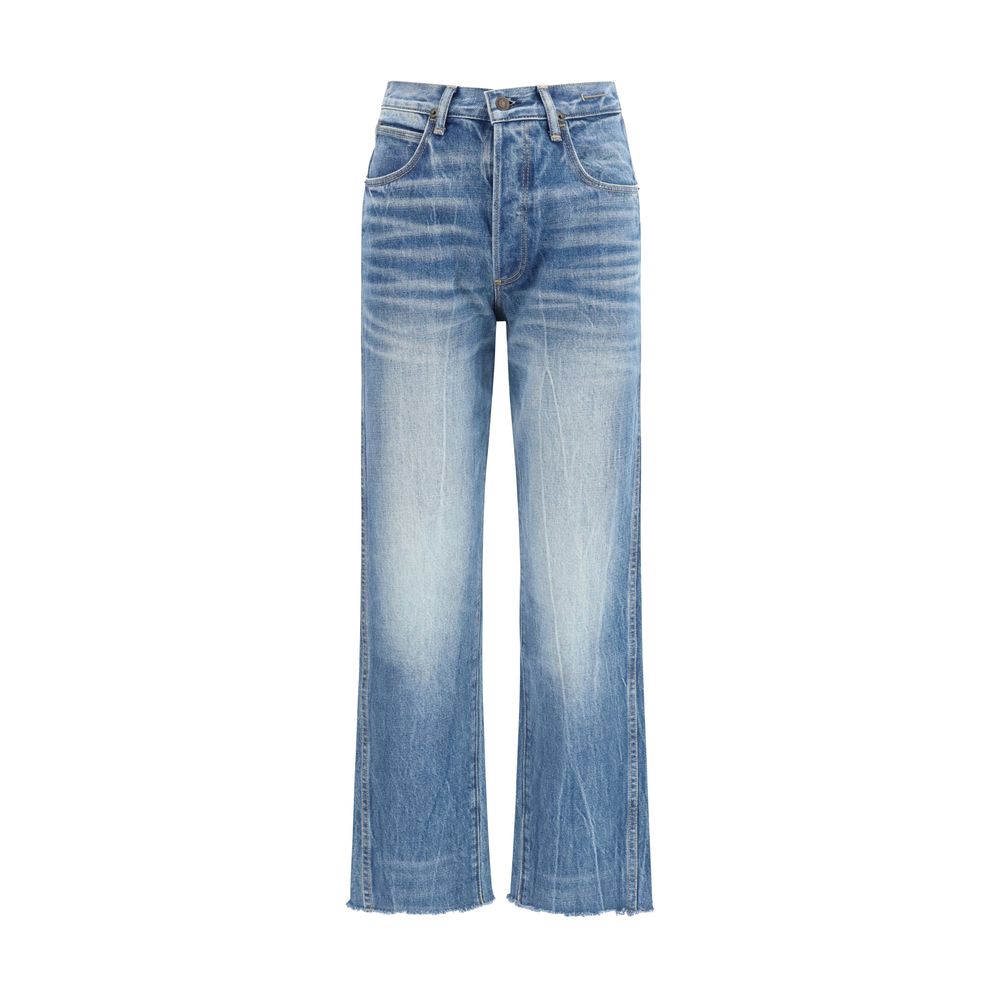Tom Ford Blue Cotton Bootcut Women's Jeans