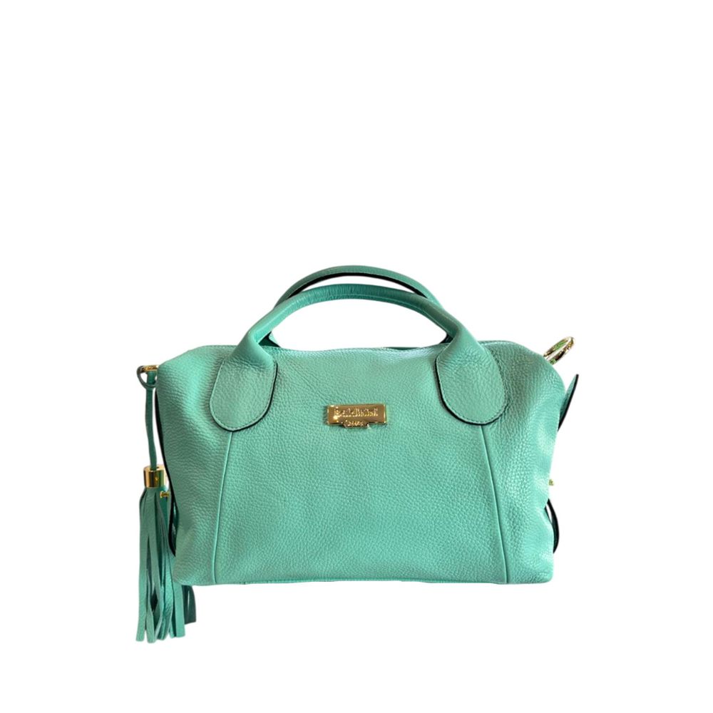 Baldinini Trend Turquoise Cowhide Women's Handbag