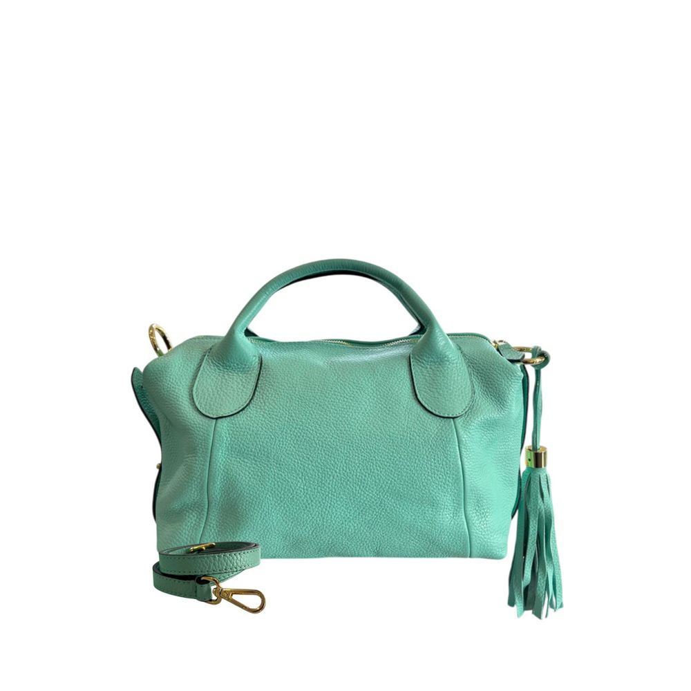 Baldinini Trend Turquoise Cowhide Women's Handbag