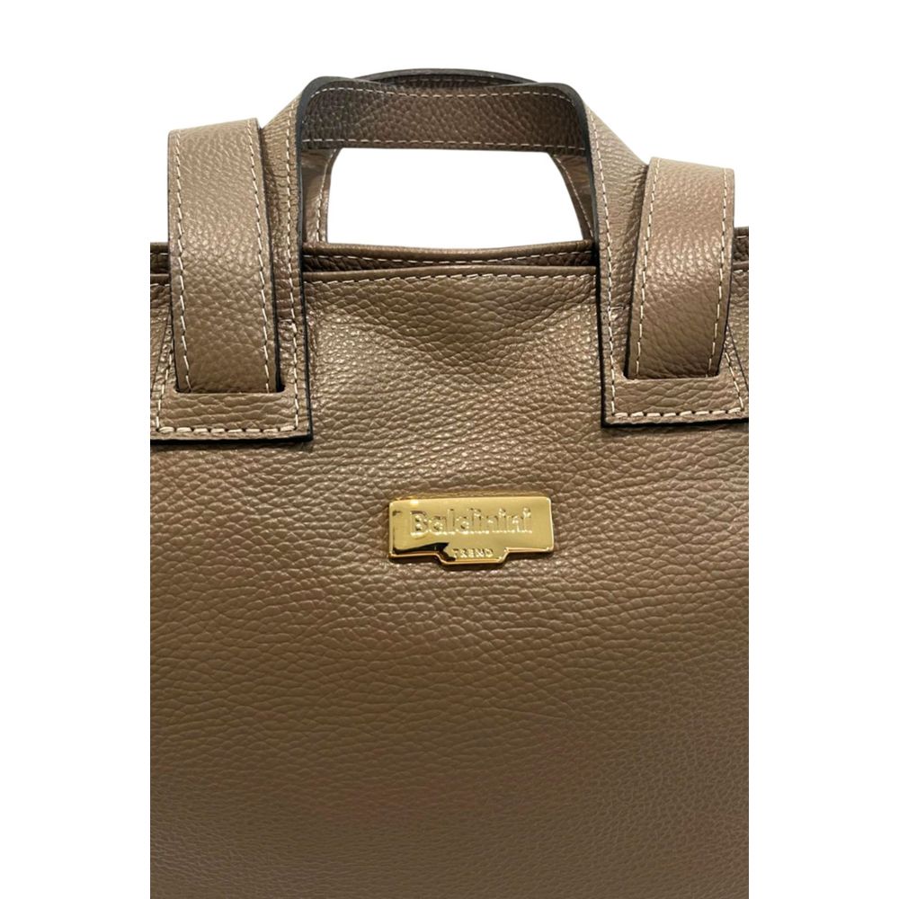 Baldinini Trend Beige Cowhide Women's Handbag