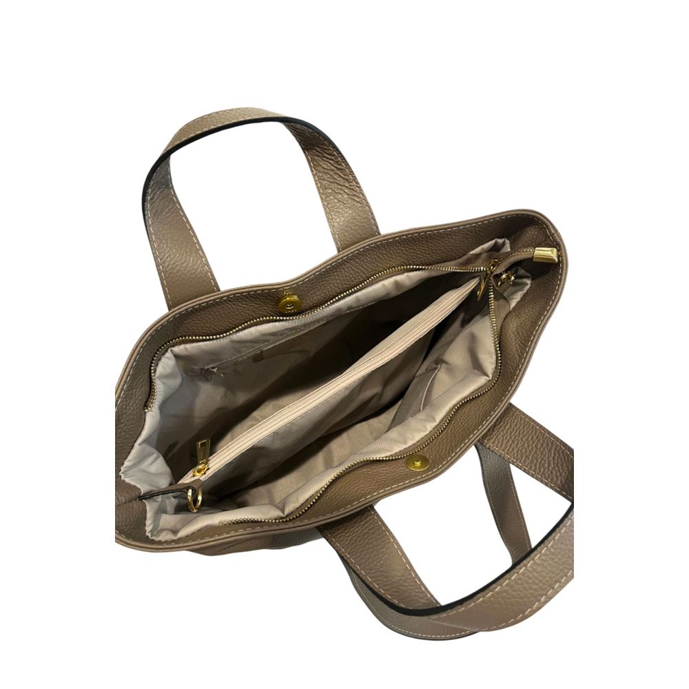 Baldinini Trend Beige Cowhide Women's Handbag