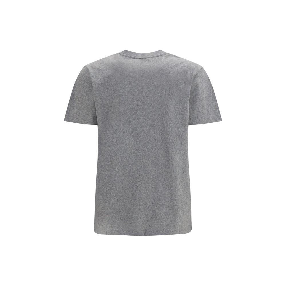 Ganni Gray Cotton Women's T-Shirt
