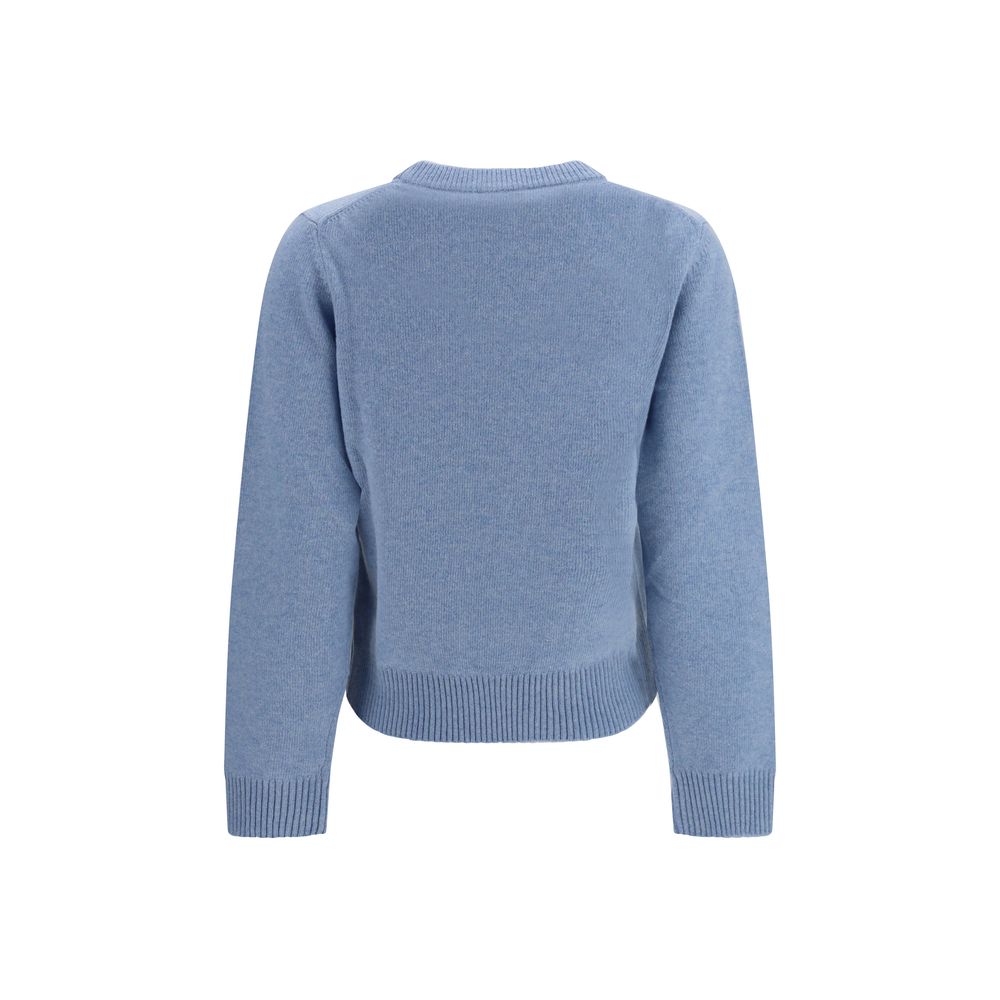 Ganni Blue Wool Oves Aries Women's Sweatshirt