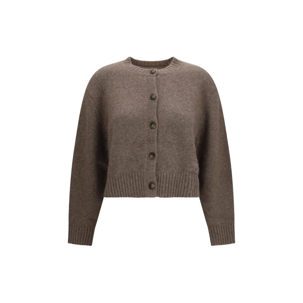 Loulou De Saison Brown Wool Oves Aries Women's Cardigan