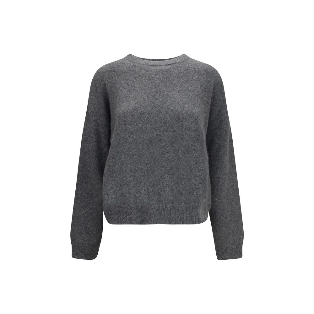 Loulou De Saison Gray Wool Oves Aries Women's Sweatshirt