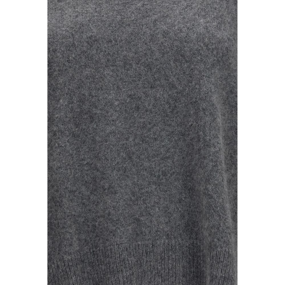 Loulou De Saison Gray Wool Oves Aries Women's Sweatshirt