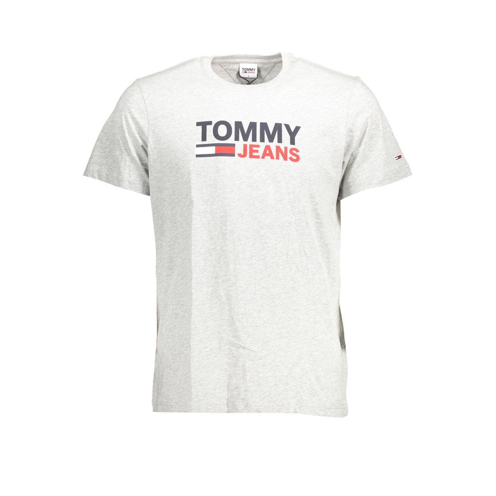 Tommy Hilfiger Grigio Organic Cotton Mens Men's T-Shirt