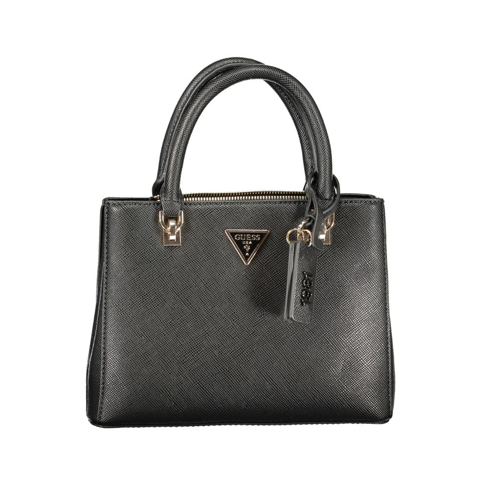 Guess Jeans Black Polyurethane Women's Women's Handbag