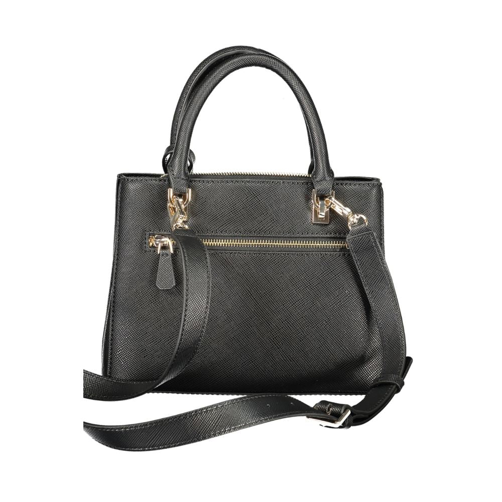 Guess Jeans Black Polyurethane Women's Women's Handbag