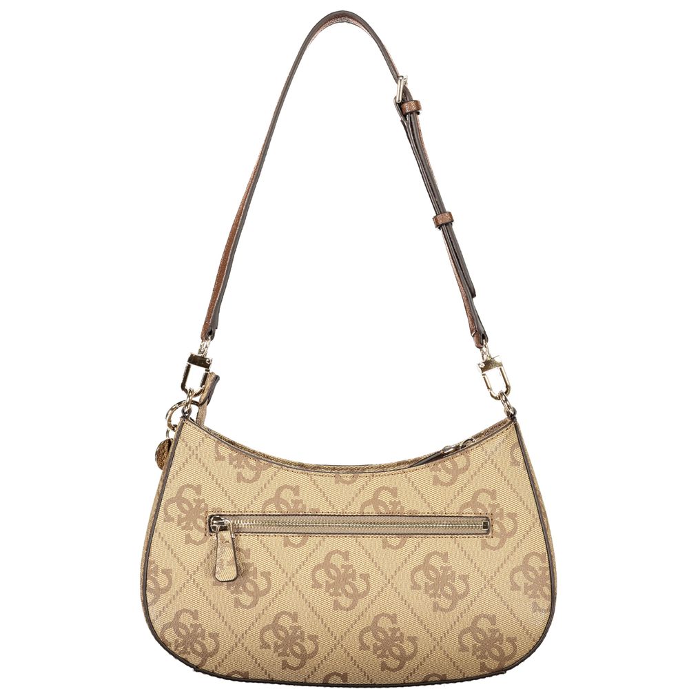 Guess Jeans Beige Polyurethane Women's Women's Bag