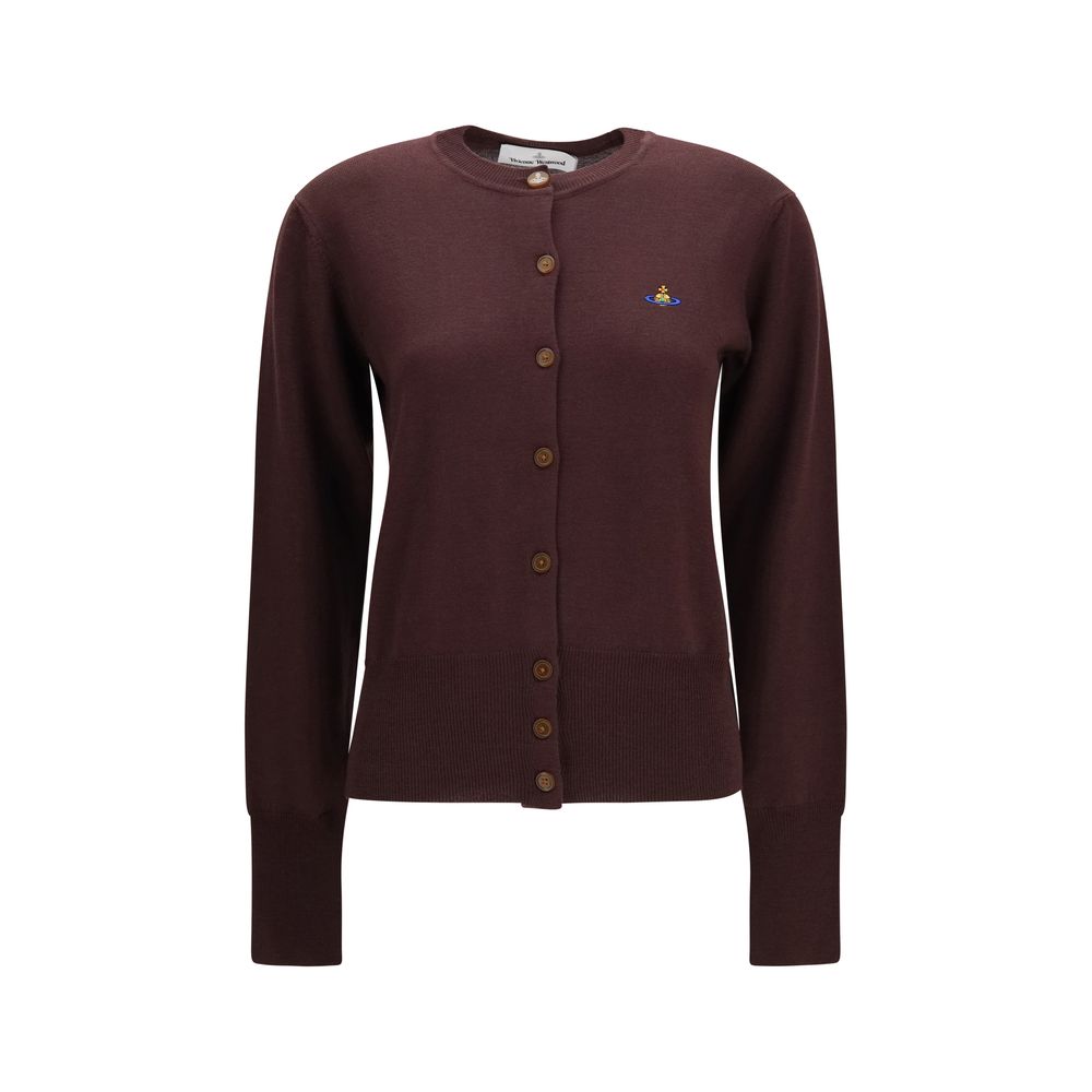Vivienne Westwood Purple Wool Oves Aries Women's Cardigan