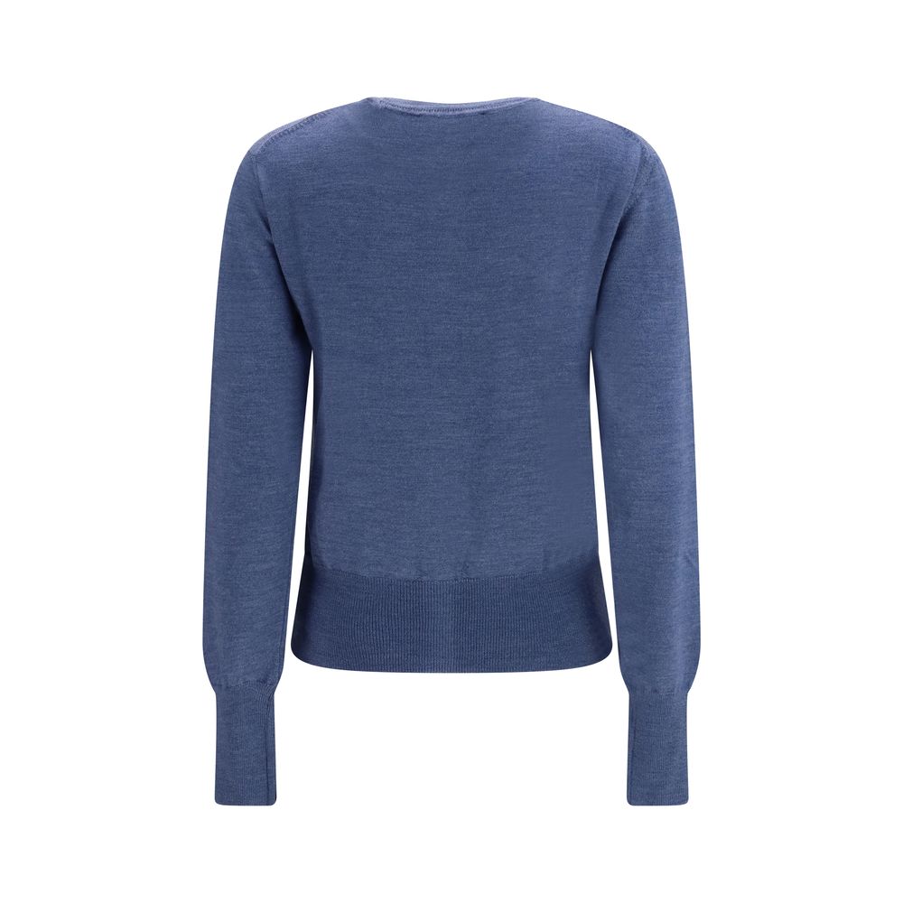 Vivienne Westwood Blue Wool Oves Aries Women's Cardigan