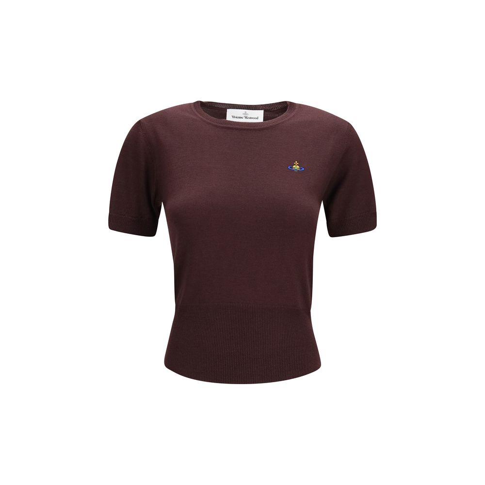 Vivienne Westwood Purple Wool Oves Aries Women's T-Shirt