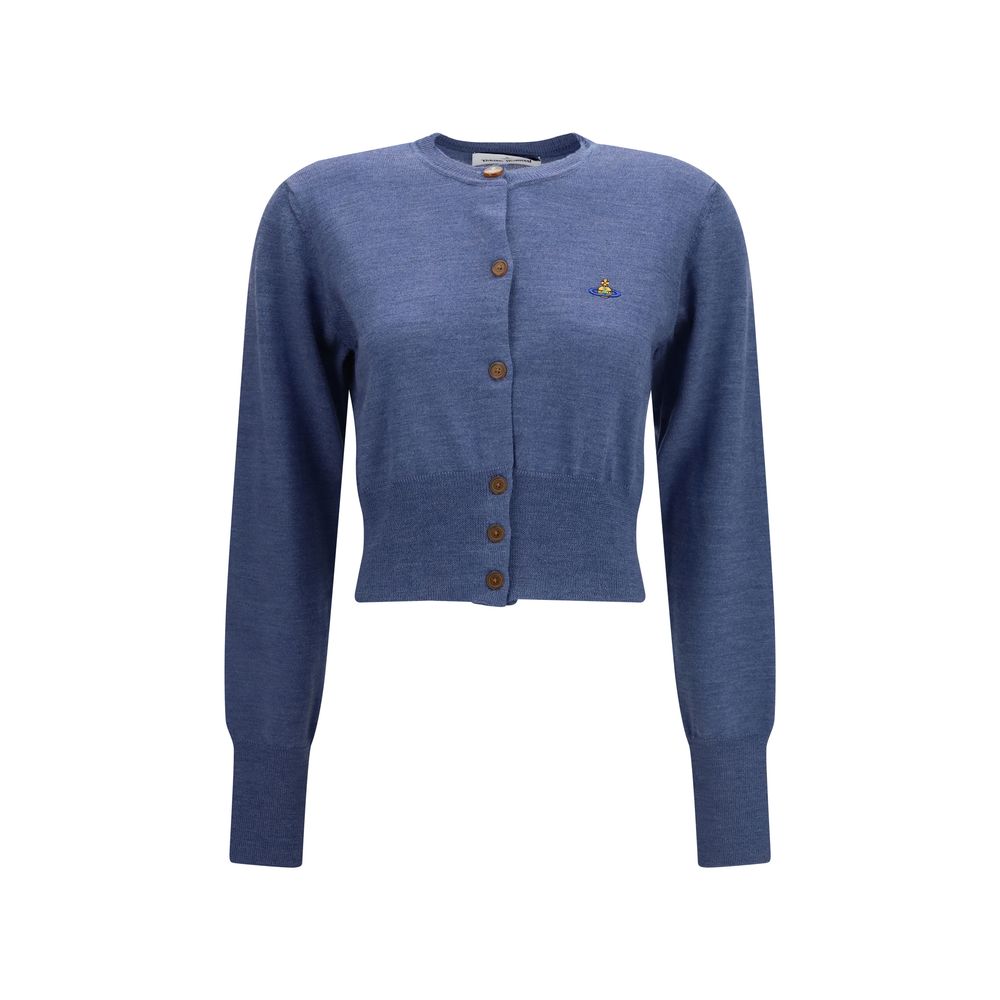 Vivienne Westwood Blue Silk Women's Cardigan