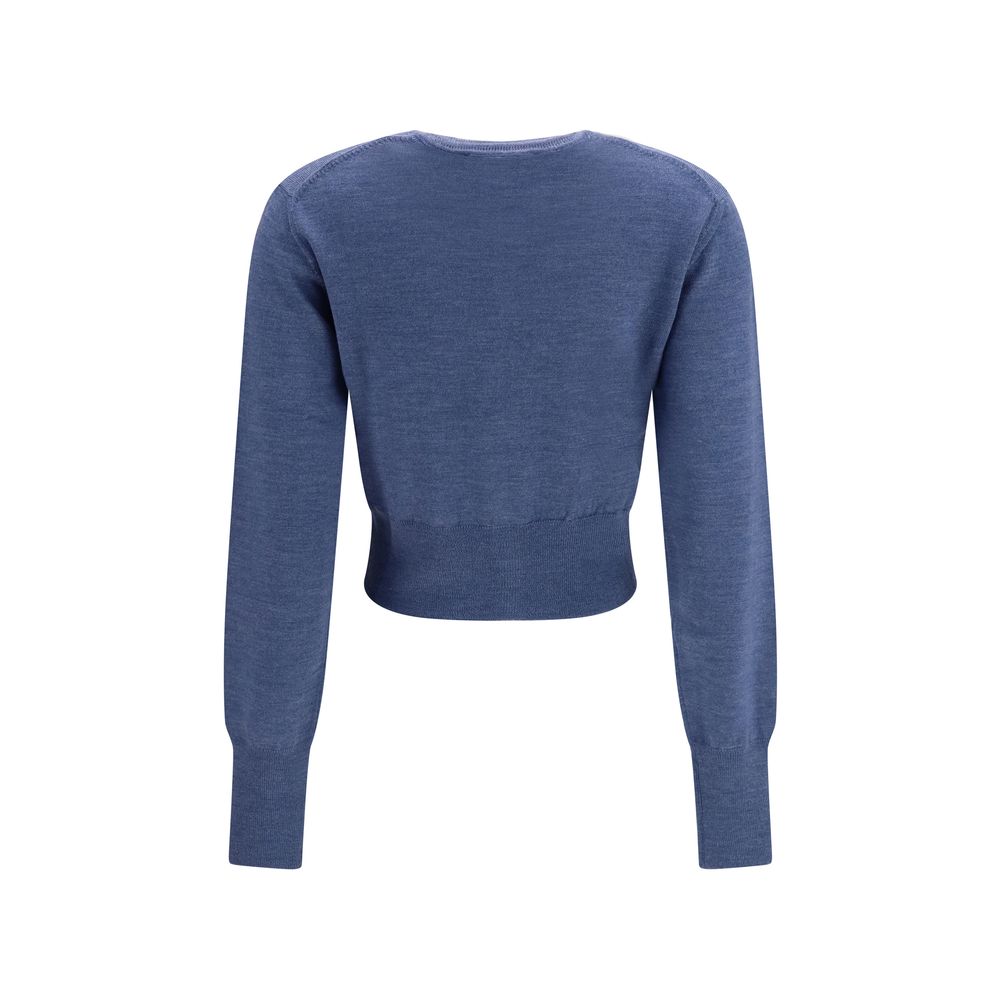 Vivienne Westwood Blue Silk Women's Cardigan