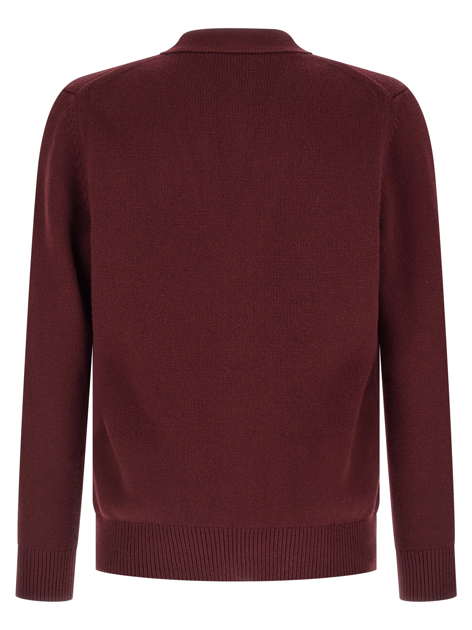 Gucci Bordeaux Cashmere Men's Cardigan
