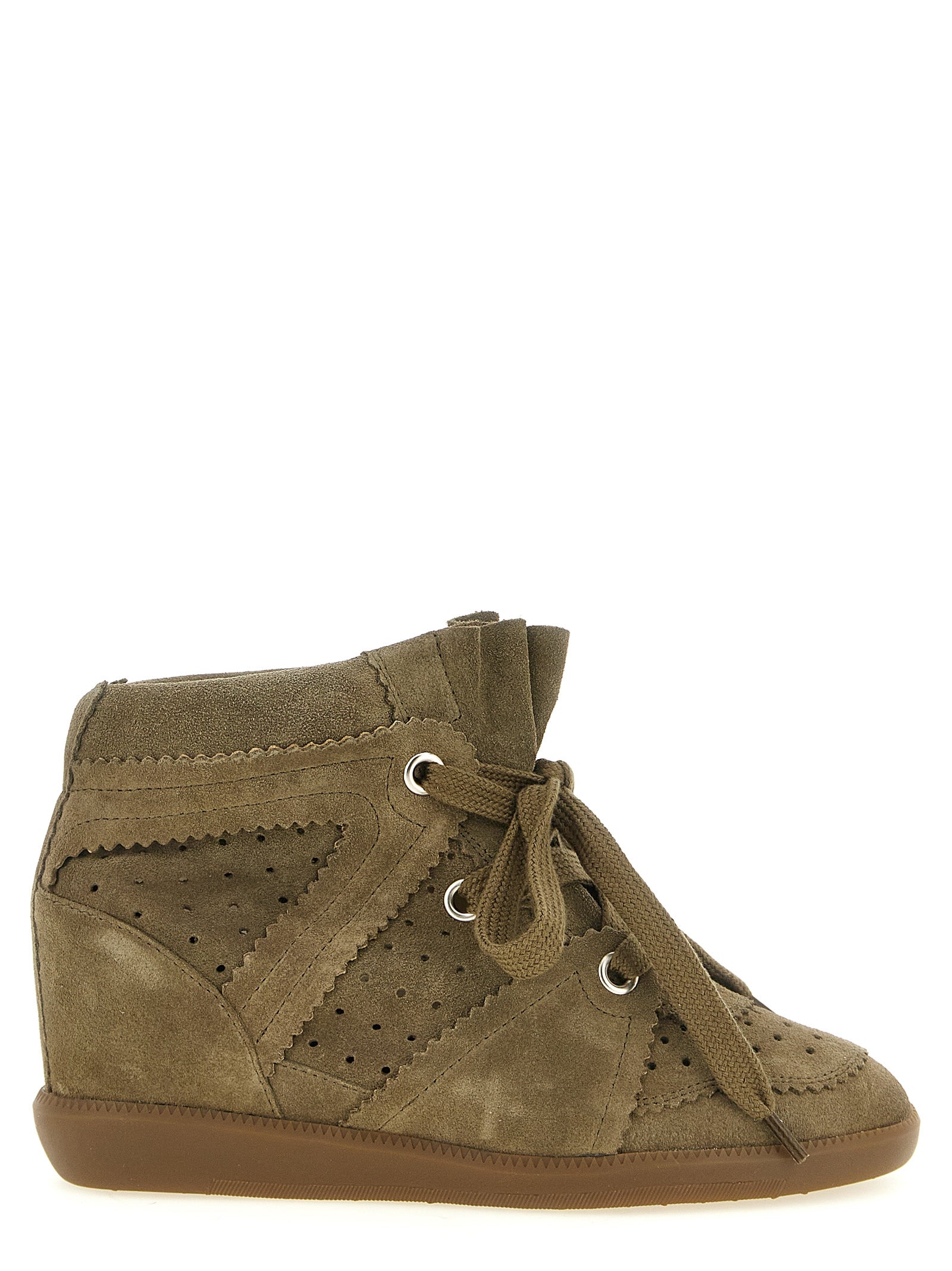 Isabel Marant Beige Cowhide Women's Sneakers