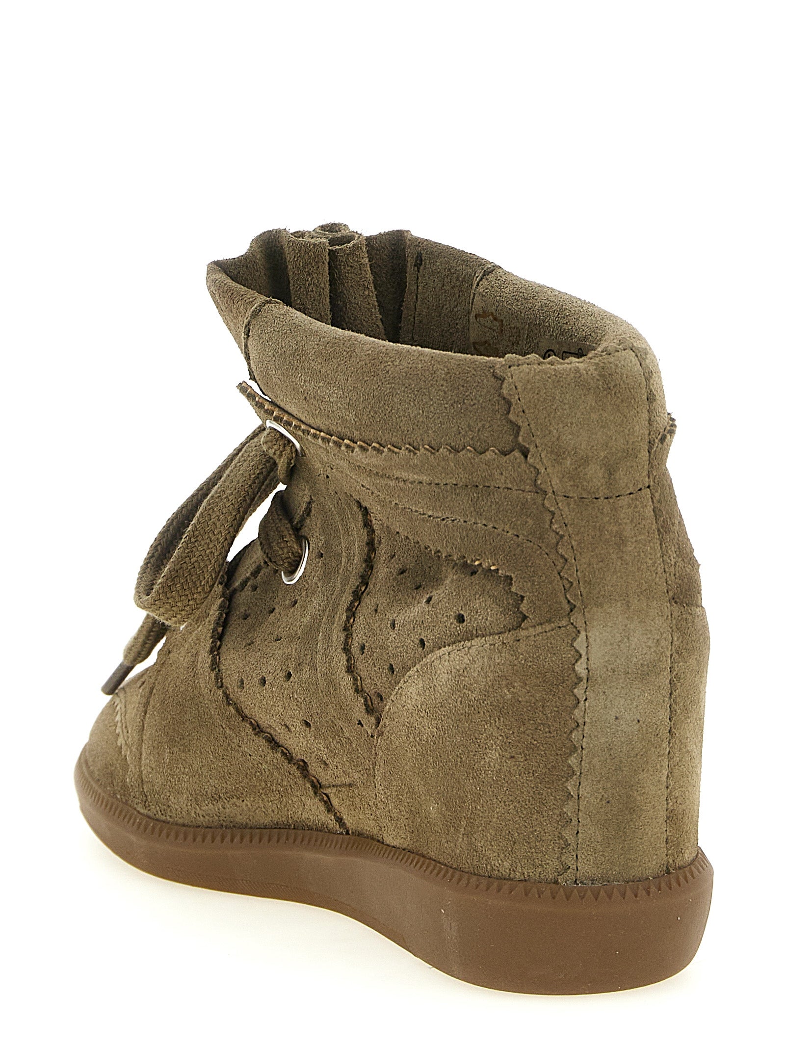 Isabel Marant Beige Cowhide Women's Sneakers