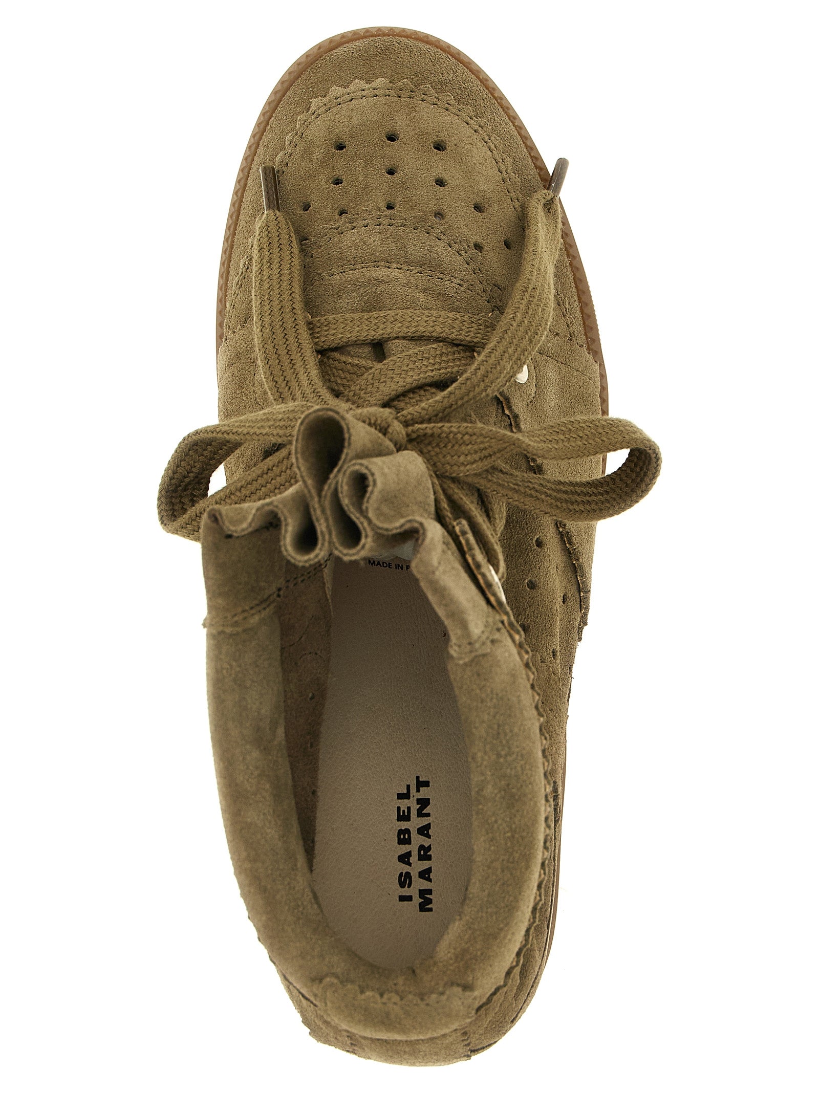 Isabel Marant Beige Cowhide Women's Sneakers