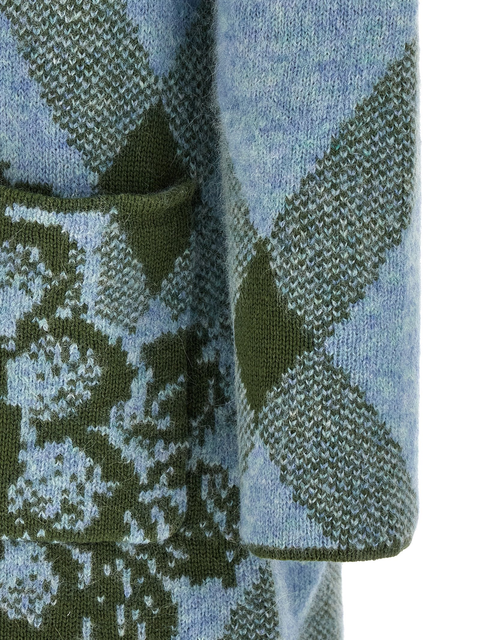 Dries Van Noten Multicolor Wool Men's Cardigan