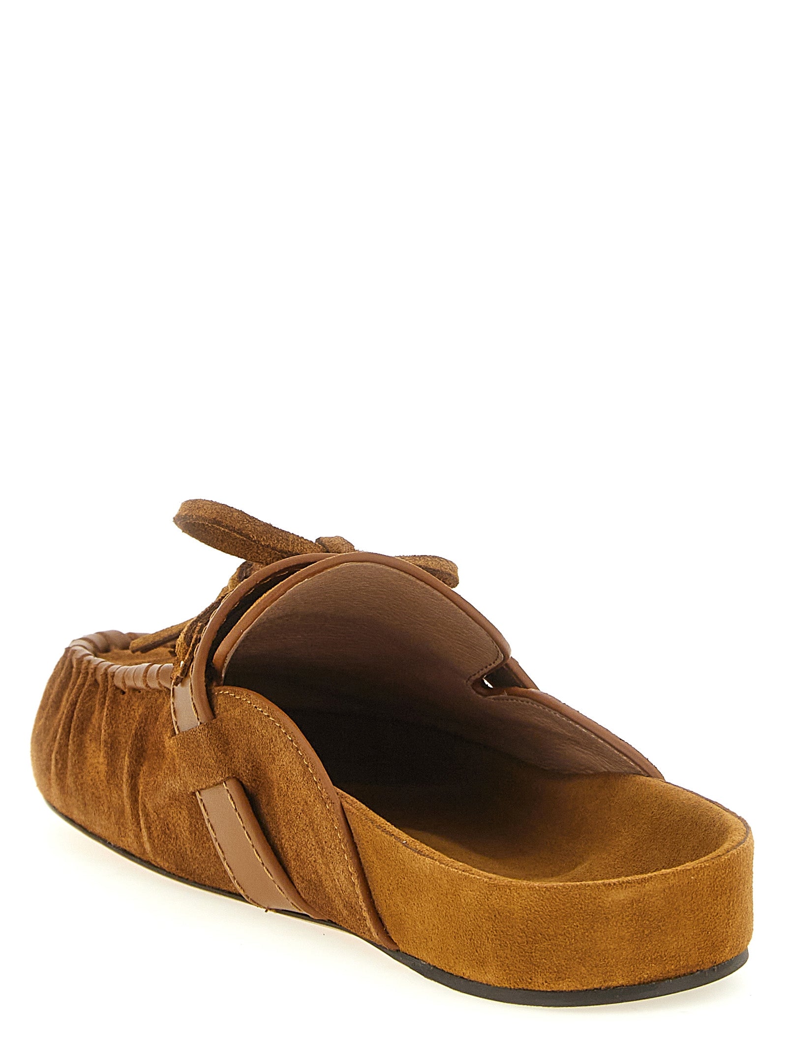 Isabel Marant Brown Cowhide Slip-On Women's Loafers