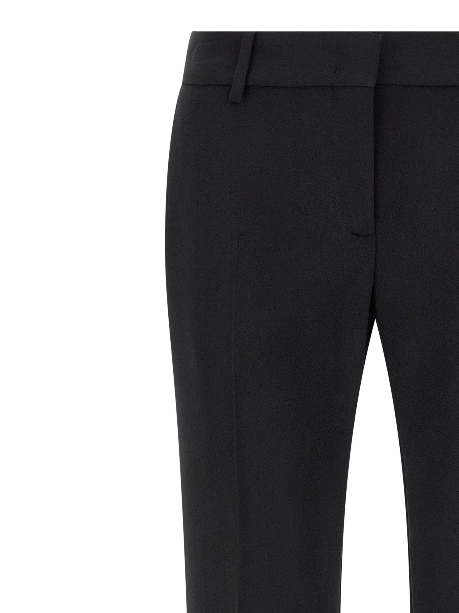 Ermanno Scervino Black Viscose Dress Women's Pants