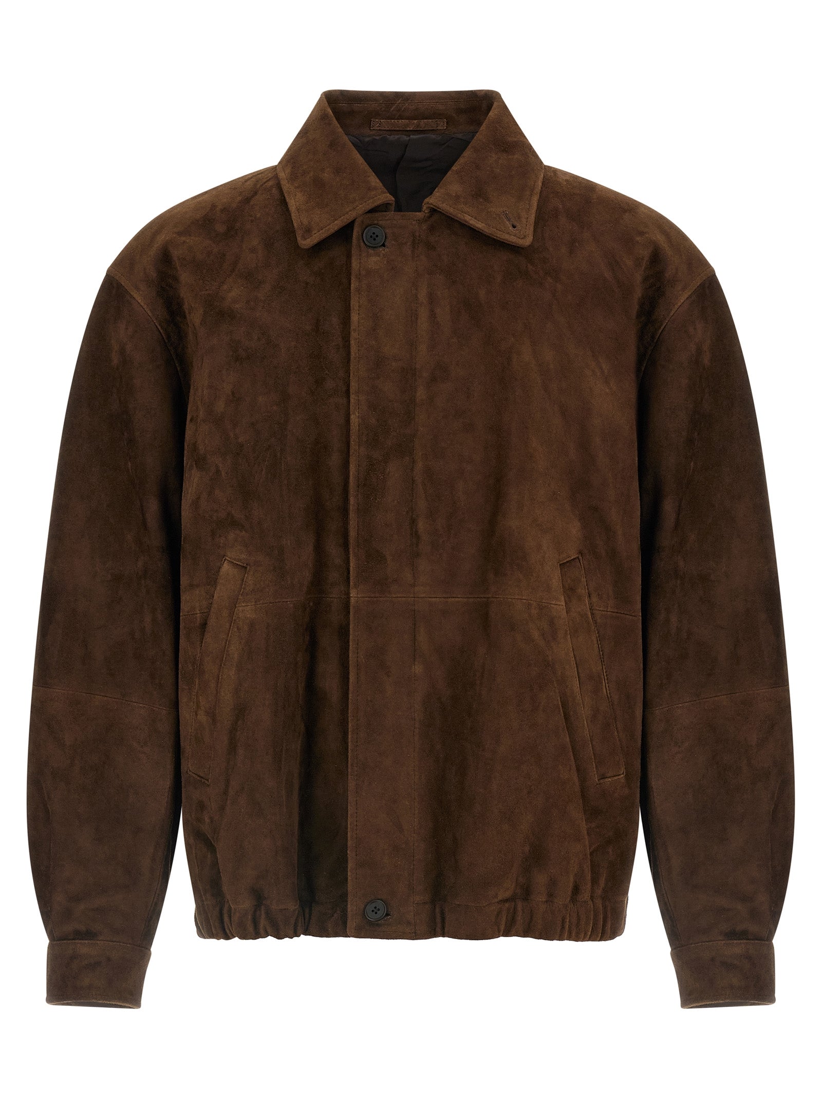 SSSTEIN Brown Goatskin Full-Length Men's Jacket