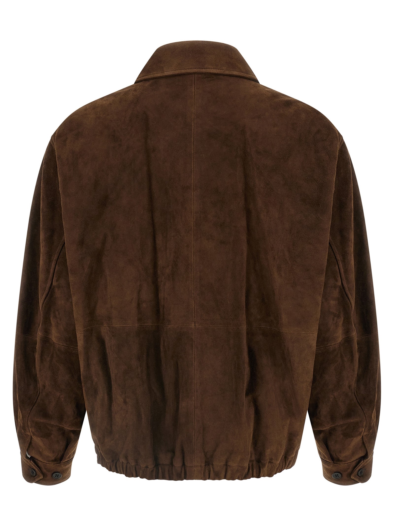 SSSTEIN Brown Goatskin Full-Length Men's Jacket