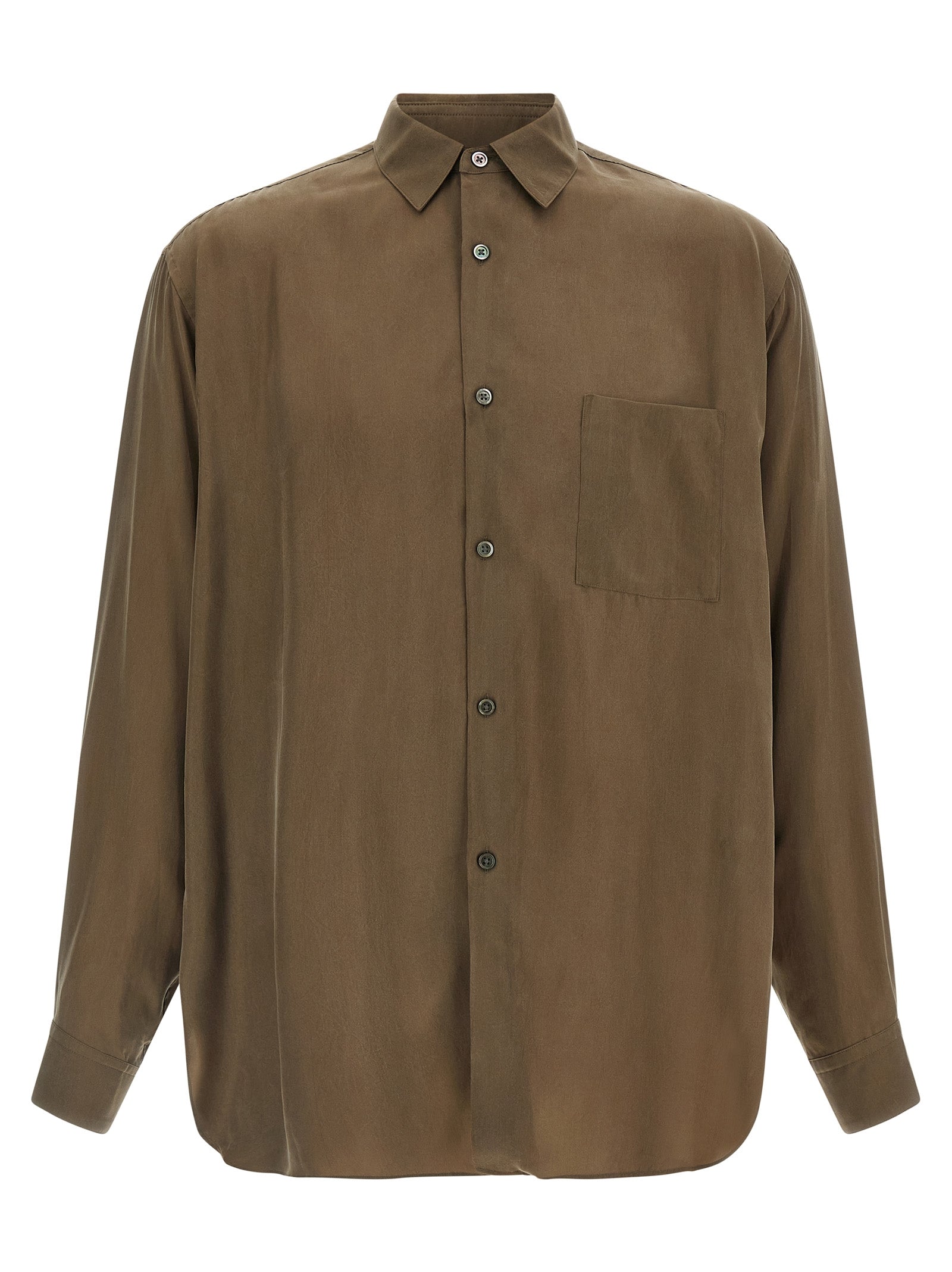 SSSTEIN Brown Copper Men's Blouse